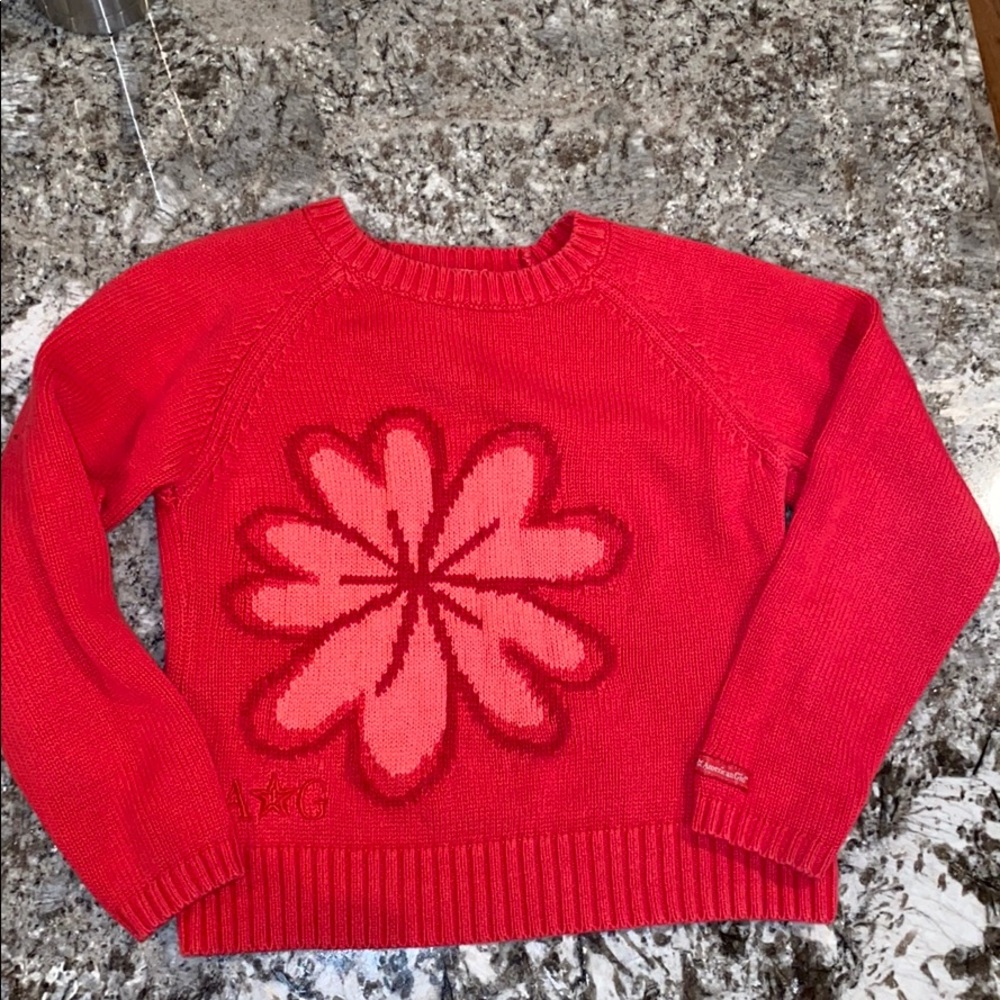 American Girl Flower Sweater